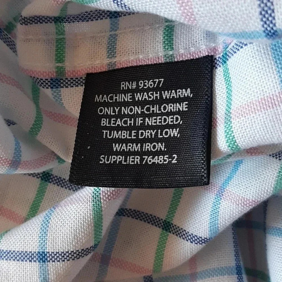 St. John's Bay Men's Collared Short  Sleeve Button Down T-Shirt | M - Picture 10 of 10